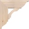 Ekena Millwork Olympic Traditional Smooth Bracket w/ Offset Brace, Douglas Fir, 7 1/2"W x 20"D x 20"H BKT0806X20X20OLY01SDF - alternate 2
